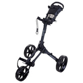 Fastfold Square golf trolley - compact golf cart (black)