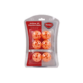 Balles d'entraînement Masters Airflow XP Balles d'entraînement de golf (orange)