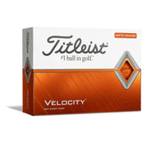 Titleist Velocity golfballen 12 stuks (oranje)