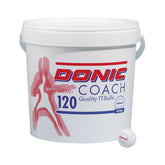 Donic Coach P40+ 2 star table tennis ball training - white 120 pieces bucket