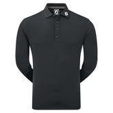 Footjoy Thermolite lange mouwen golfpolo (zwart)