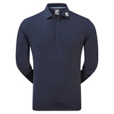 Footjoy Thermolite lange mouwen golfpolo (marineblauw)