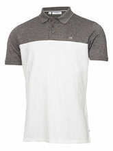 Calvin Klein heren golfpolo shirt | kleur: Grijs-wit