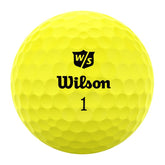 Wilson Staff Duo Optix balles de golf mates 13 pièces (jaune)