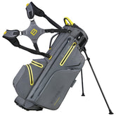 Bennington Clippo 14 waterdichte golf standbag - draagtas (grijs-geel)