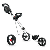 Masters 5S 3-wheel golf trolley (white)