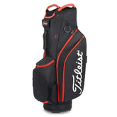Titleist Cart 14 golf cartbag- trolleytas (zwart-rood)