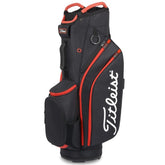 Titleist Cart 14 golf cartbag- trolleytas | kleur: Zwart-rood