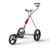 Wishbone One mega lichte golftrolley | kleur: Wit-rood