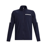 Under Armour Windstrike Full zip- golf wind jacket (marineblauw-wit)