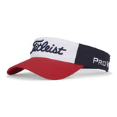 Titleist Tour Performance golf visor (marineblauw-wit-rood)