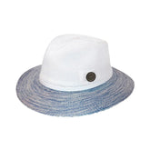 House of Ord Aston Fedora golf zonnehoed | kleur: Wit-blauw