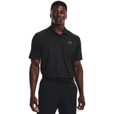 Under Armour Performance 3.0 heren golf poloshirt (zwart)