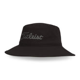 Titleist Players StaDry Waterproof Bucket Hat - Rain Hat (Black)