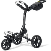 BagBoy SlimFold Ultra-Slim Golf Push Cart - Golf Trolley (Black)