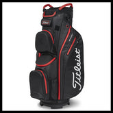 Titleist Cart 14 StaDry waterdichte golftas - cartbag (zwart-rood)
