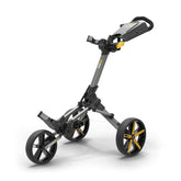 Powakaddy Micra ultra compacte golftrolley (grijs-geel)