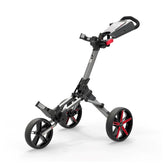 Powakaddy Micra ultra compact golf trolley (grey-red)