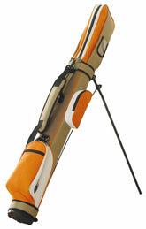 Silverline golf Sunday Pencilbag - standbag | kleur: Koffie-wit-oranje