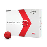 Callaway SuperSoft balles de golf finition mate 12 pièces (rouge)
