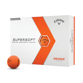 Callaway SuperSoft balles de golf finition mate 12 pièces (orange)