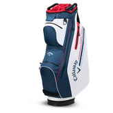 Callaway Chev Dry 14 golftas - cartbag - trolleytas (marineblauw-wit)