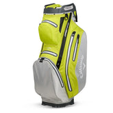 Sac de golf étanche Callaway Org 14 Hyper Dry - sac chariot (Jaune fluo-gris)