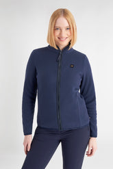 Calvin Klein Alvardo Full Zip Fleece dames golfvest | kleur: Marineblauw