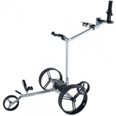 At-hena Go Flat Remote Elektrische Golftrolley 45 Holes (zilver)