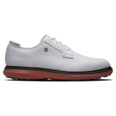 Chaussures de golf Footjoy Traditions BlucherSL pour homme (blanc-backstone)
