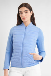 Calvin Klein Beryline Hybrid dames golfjas - golfjack (mistblauw)