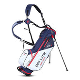 Big Max Dri Lite Seven G golftas - standbag (wit-marineblauw-rood)