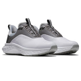Chaussure de golf Footjoy Quantum pour homme (blanc-gris)