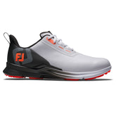 Chaussure de golf Footjoy Fuel pour homme (blanc-noir-rouge)