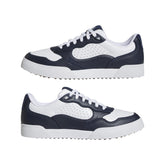 adidas RETROCROSS 25 heren golfschoen (wit-marineblauw)
