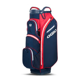Ogio All Elements Silencer golftas - cartbag (rood-wit-blauw)