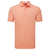 FootJoy Stretch Pique heren golfpolo shirt (papaya)
