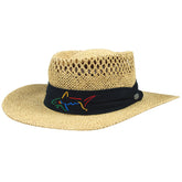 Creg Norman Signature Straw Golf Hat - golf zonnehoed | kleur: Naturel