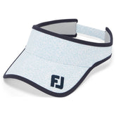 Footjoy golf visor - zonneklep | kleur: Hemelsblauw print-marineblauw