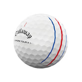 Lot de 12 balles de golf Callaway Chrome Tour X Triple Track (blanches)