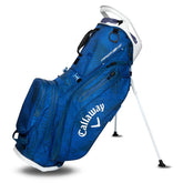 Callaway Fairway 14 Hyper Dry golf standbag - Hybride standbag (blauw-palmprint).
