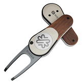 Pitchfix Woodie - golf pitchfork | kleur: Walnoot