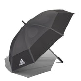 Parapluie de golf à double auvent Adidas 64 pouces (noir)