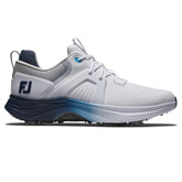 Chaussure de golf Footjoy Hyperflex Carbon pour homme (blanc-bleu marine)