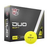 Wilson Staff Duo Soft golfballen 12 stuks (geel)