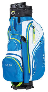 Jucad Manager Aquata golftas - cartbag (blauw-wit)