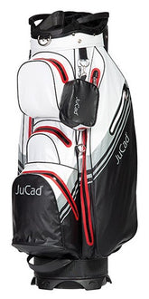 JuCad Aquastop Plus golftas - cartbag (zwart-wit-rood)