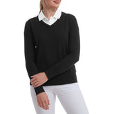 Footjoy Wool Blend v-hals dames golftrui | kleur: Zwart