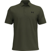 Under Armour Playoff 3.0 Printed heren golfpolo shirt (legergroen)