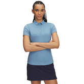 Under Armour Playoff dames golfpolo met korte mouwen (rokerig blauw)